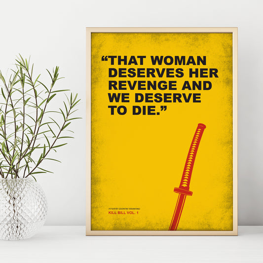 Kill Bill Vol 1 Movie Poster