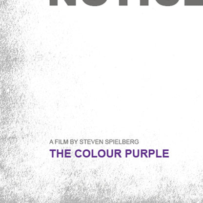 The Colour Purple Movie Poster